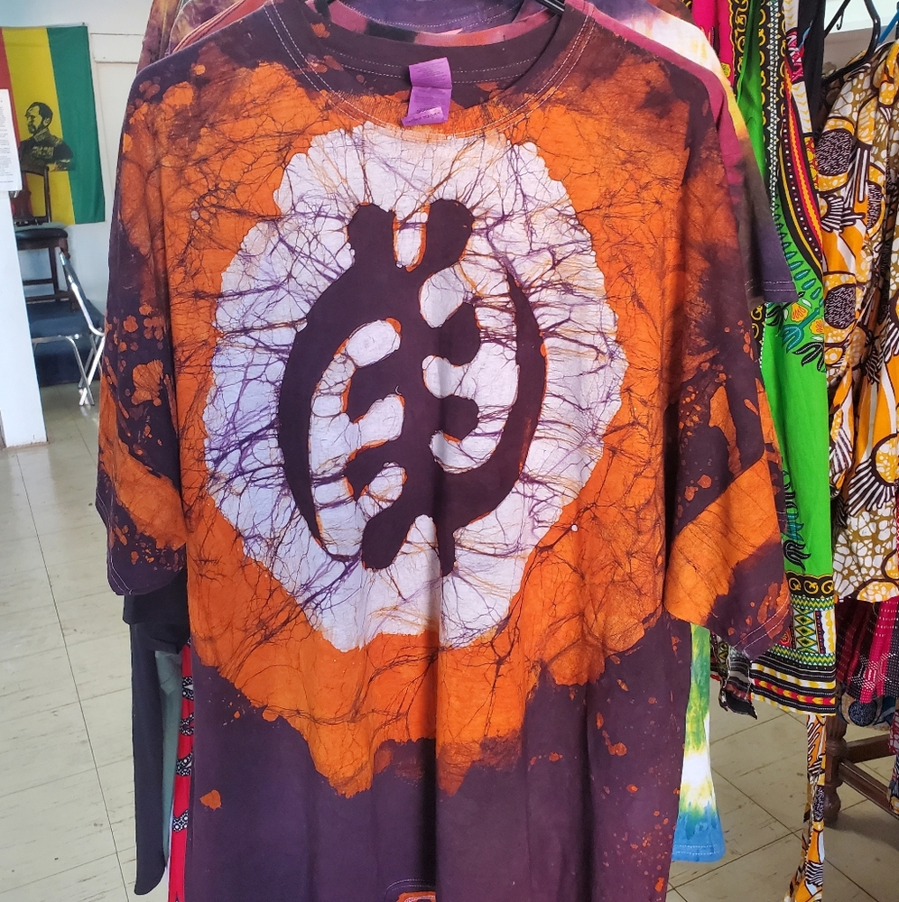 Tie Dye "Gye Nyame" Tee Shirt
